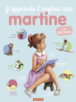 cover image of J'apprends l'anglais avec Martine